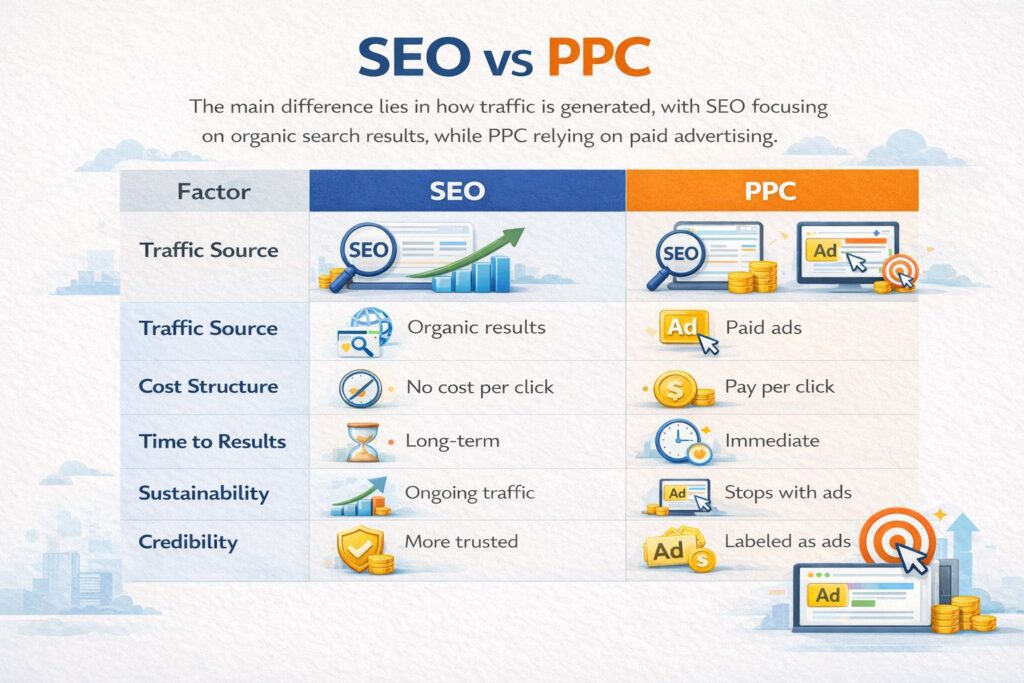 SEO vs PPC